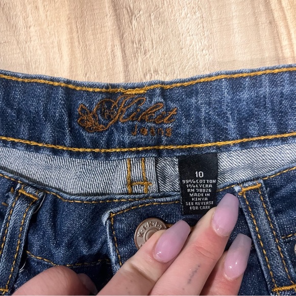 Y2k Rhinestone Bootcut Jeans Size 10 - Picture 5 of 5